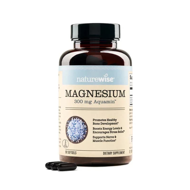 NatureWise Magnesium 300mg Aquamin Softgels Price in Pakistan