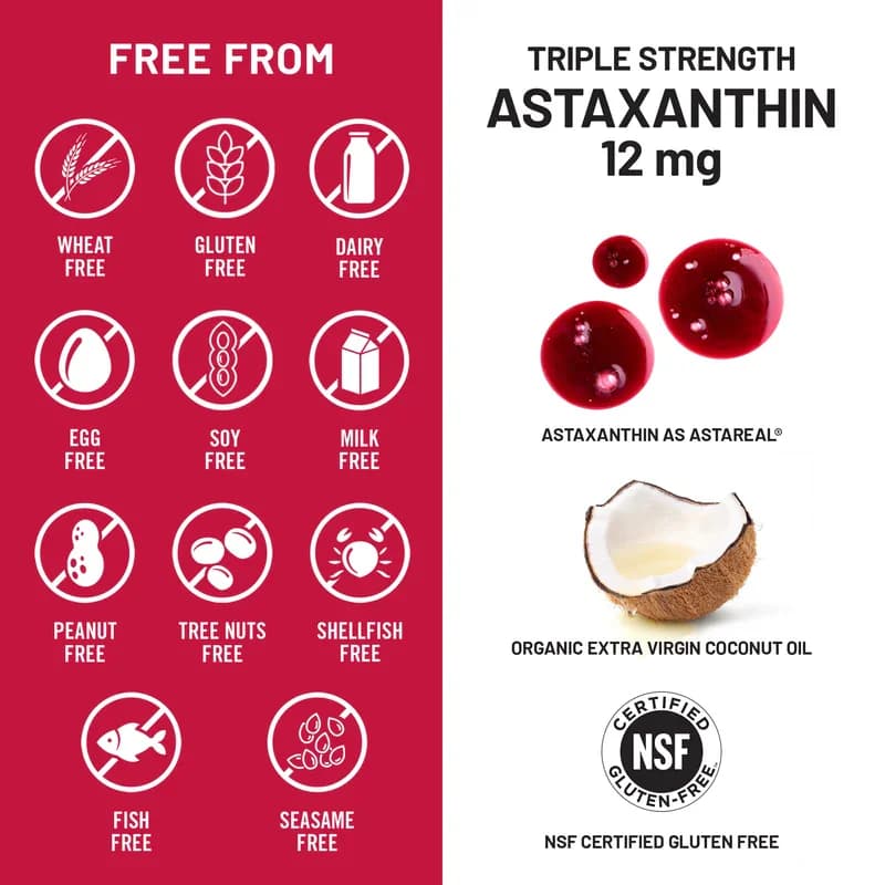 NatureWise Triple Strength Astaxanthin 12mg Softgels in Pakistan