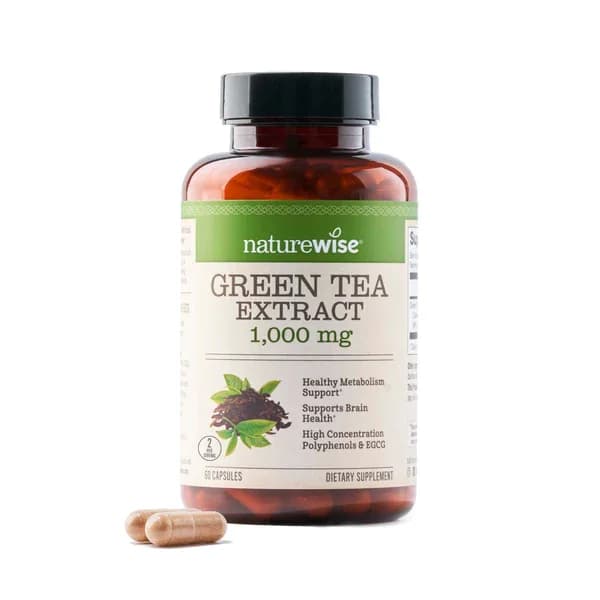 NatureWise Green Tea Extract 1000mg Capsules