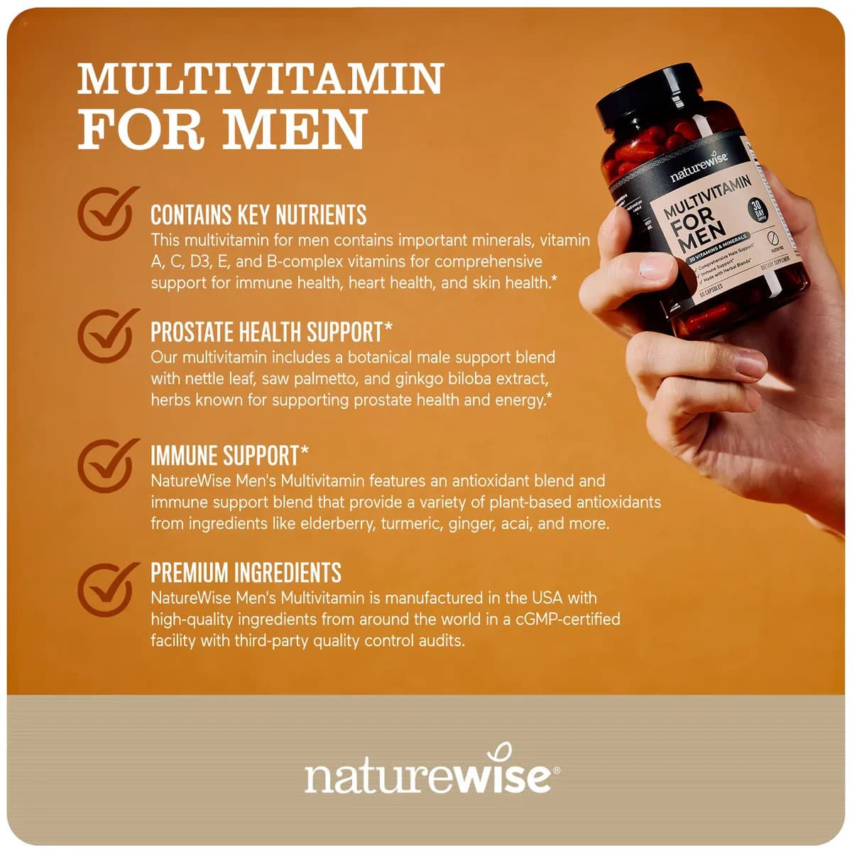 NatureWise Multivitamin for Men Capsules Price in Pakistan