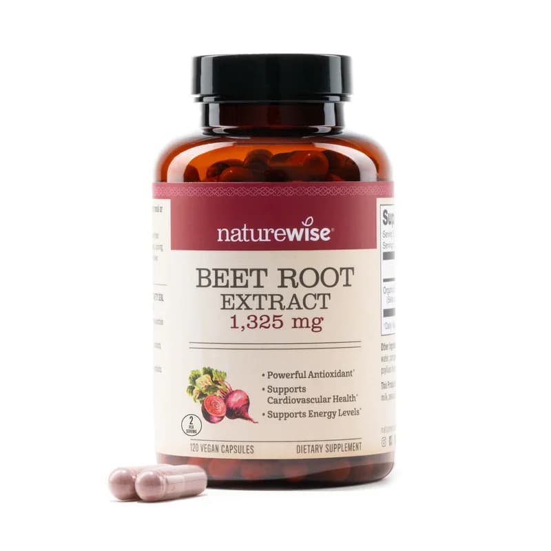 NatureWise Beet Root Extract 1325mg Vegan Capsules in Pakistan