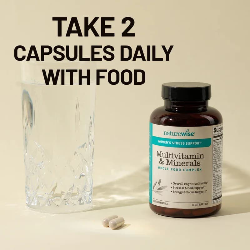 NatureWise Women's Stress Support Vegetarian Capsules in Pakistan