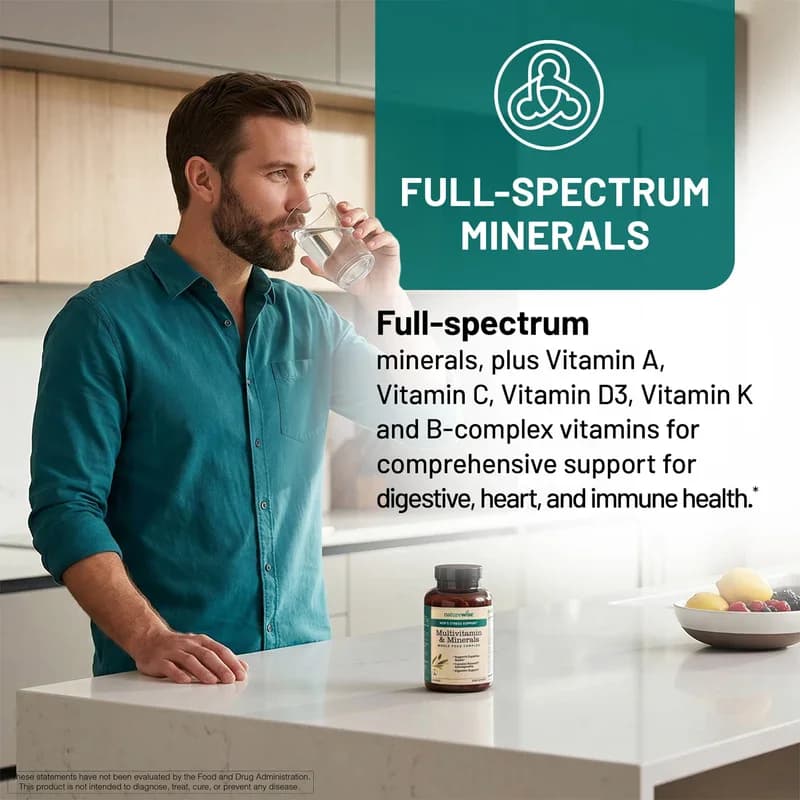 NatureWise Men's Stress Support Multivitamin Veg Capsules in Pakistan
