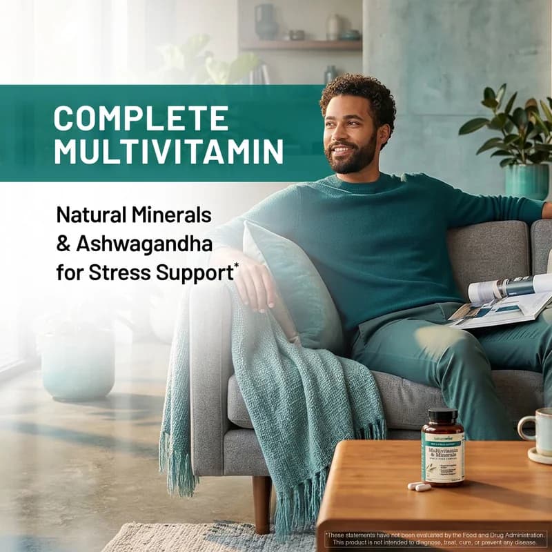 NatureWise Men's Stress Support Multivitamin Veg Capsules in Pakistan
