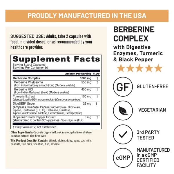 Herbal NatureWise Berberin  Complex Price in Pakistan