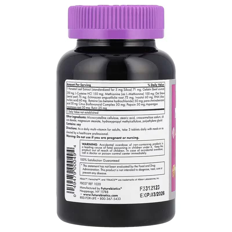 Futurebiotics Hair Skin & Nails Tablets