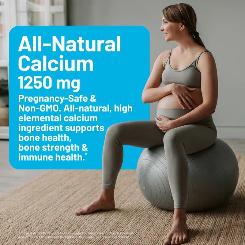 NatureWise Calcium 1250 mg with Vitamin D3 1000 IU Softgels