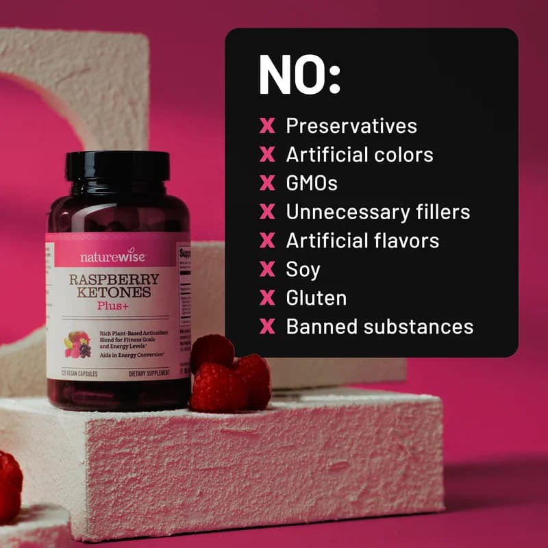 NatureWise Raspberry Ketones Plus+ Vegan Capsules Price in Pakistan