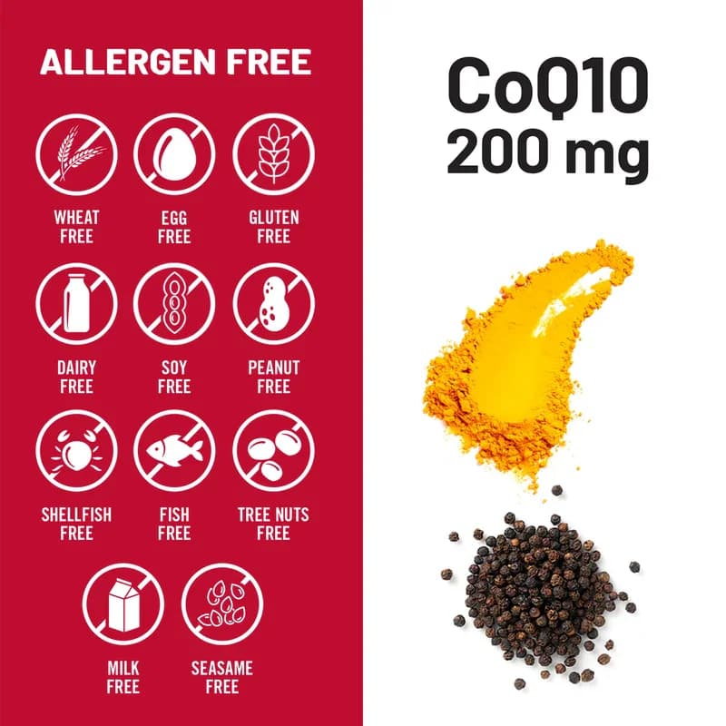 Truested Organic NatureWise CoQ10 200mg Softgels Price in Pakistan