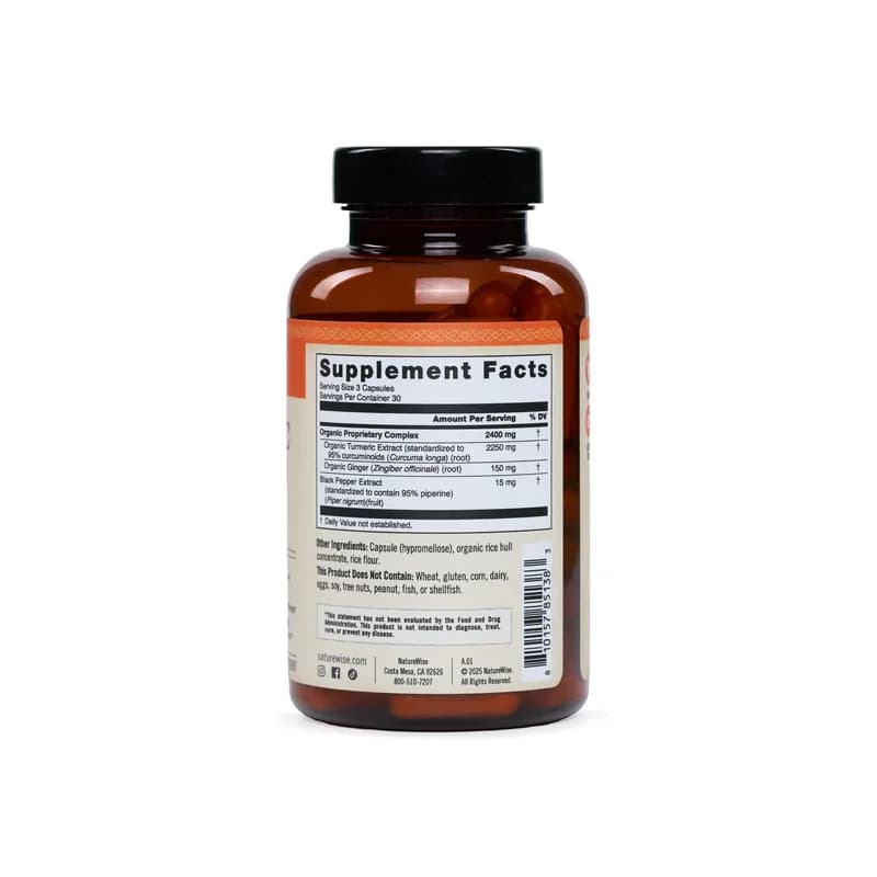NatureWise Turmeric + Ginger 2400mg Capsules Price in Pakistan