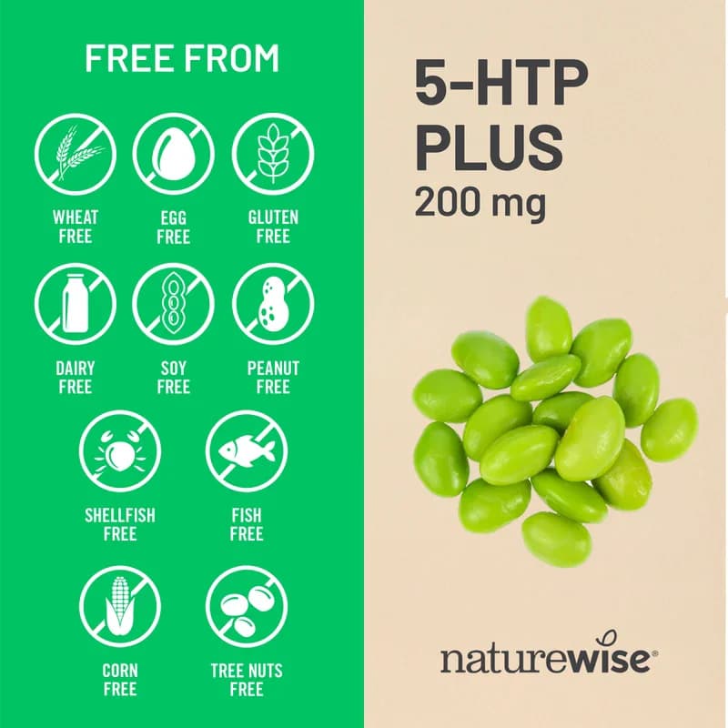 NatureWise 5-HTP Plus+ 200mg Vegetarian Capsules Price in Pakistan