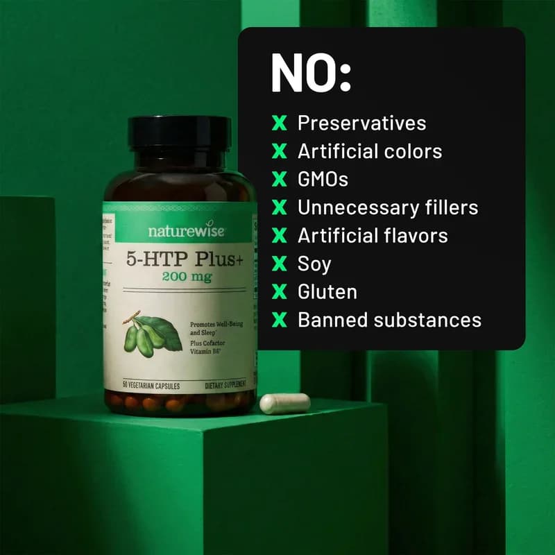 NatureWise 5-HTP Plus+ 200mg Vegetarian Capsules Price in Pakistan