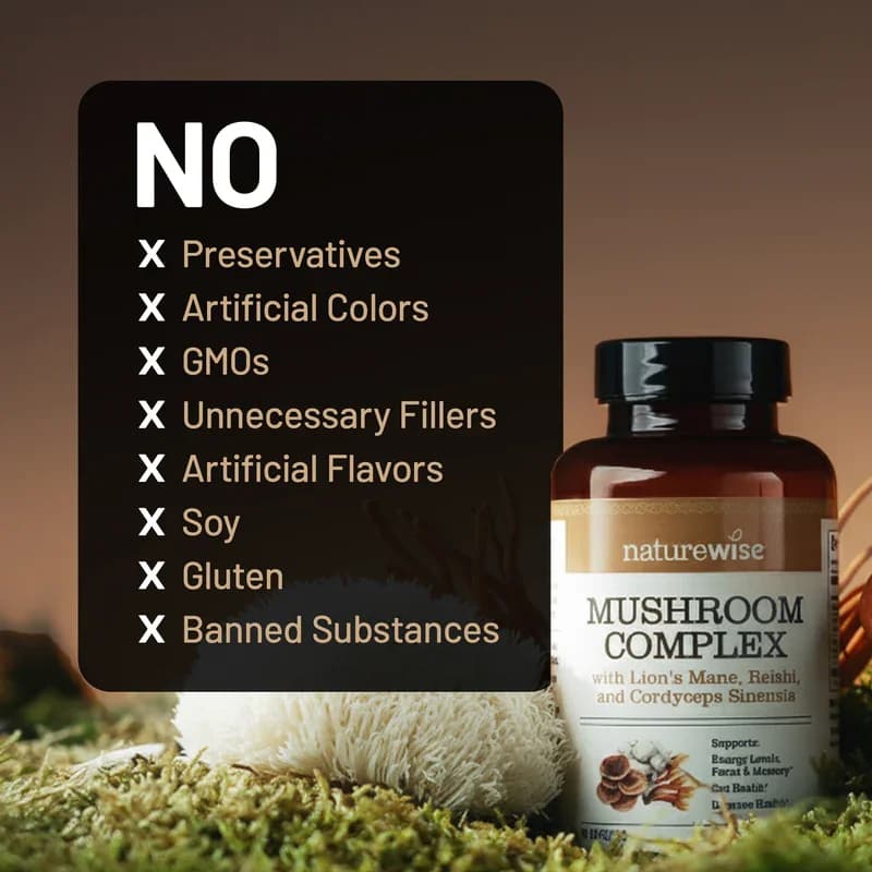 Truested NatureWise Mushroom Complex Capsules Price in Pakistan