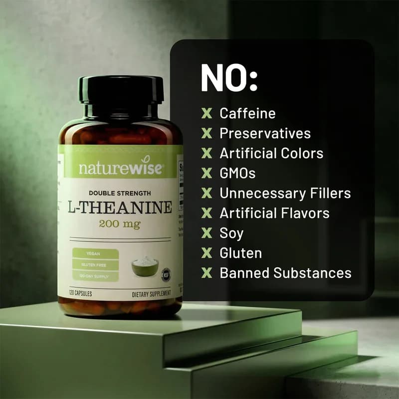 NatureWise Double Strength L-Theanine 200mg Capsules in Pakistan