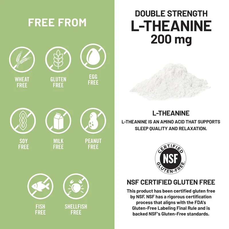 NatureWise Double Strength L-Theanine 200mg Capsules in Pakistan