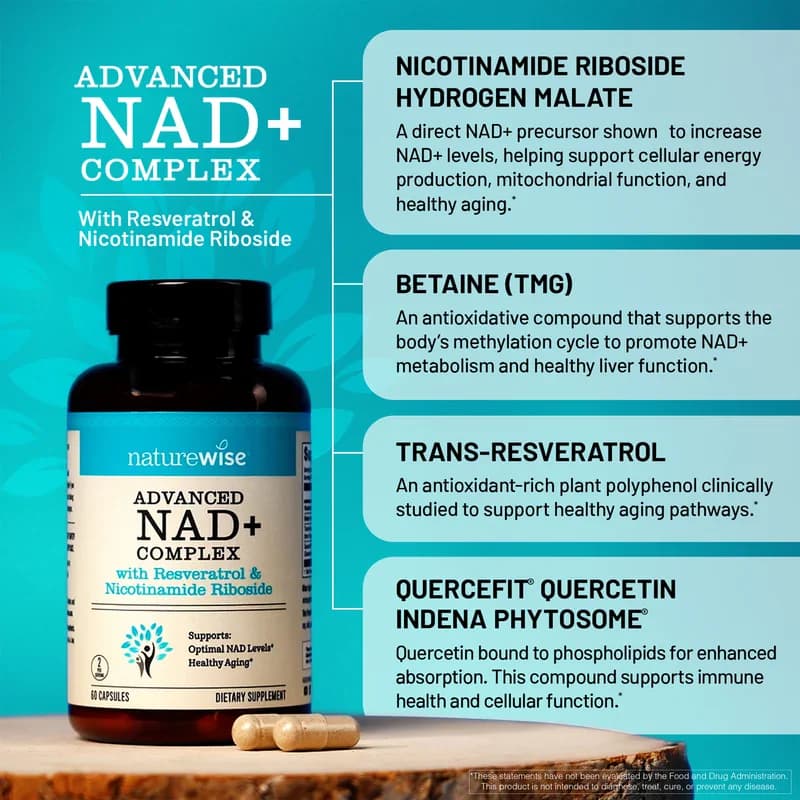 NatureWise Advanced NAD+ Support Complex Capsules Price in Pakistan