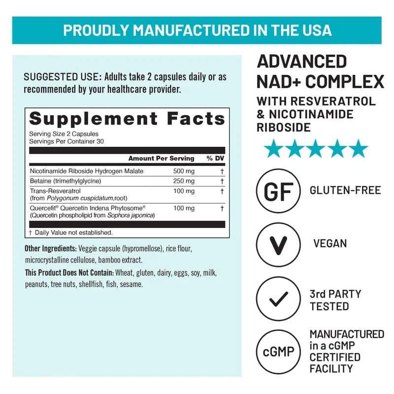 NatureWise Advanced NAD+ Support Complex Capsules Price in Pakistan