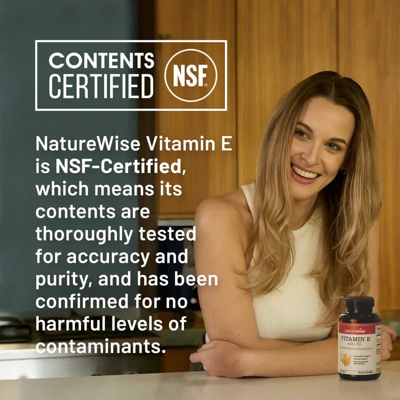 Organic NatureWise Vitamin E 400IU Softgels Price in Pakistan
