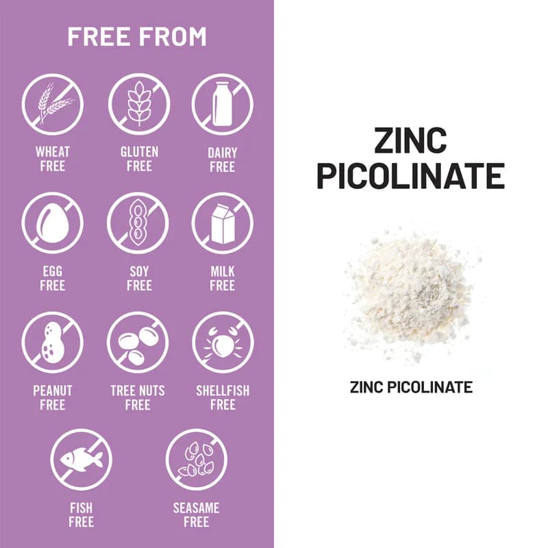 Herbal NatureWise Zinc Picolinate Vegan Capsules Price in Pakistan