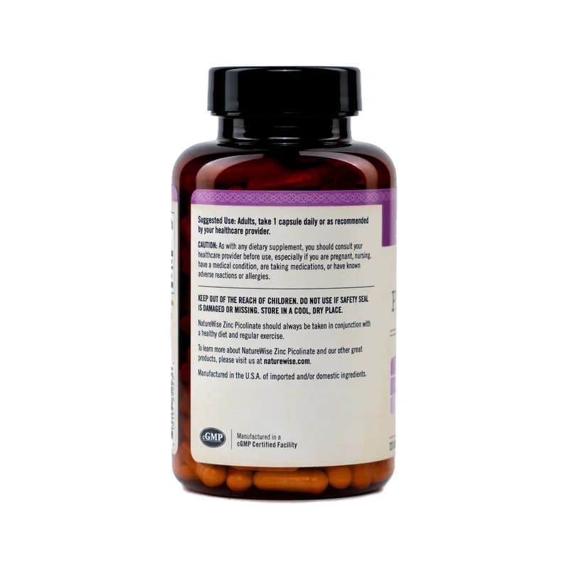 Herbal NatureWise Zinc Picolinate Vegan Capsules Price in Pakistan