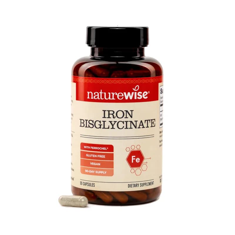 NatureWise Iron Bisglycinate with Ferrochel Capsules in Pakistan