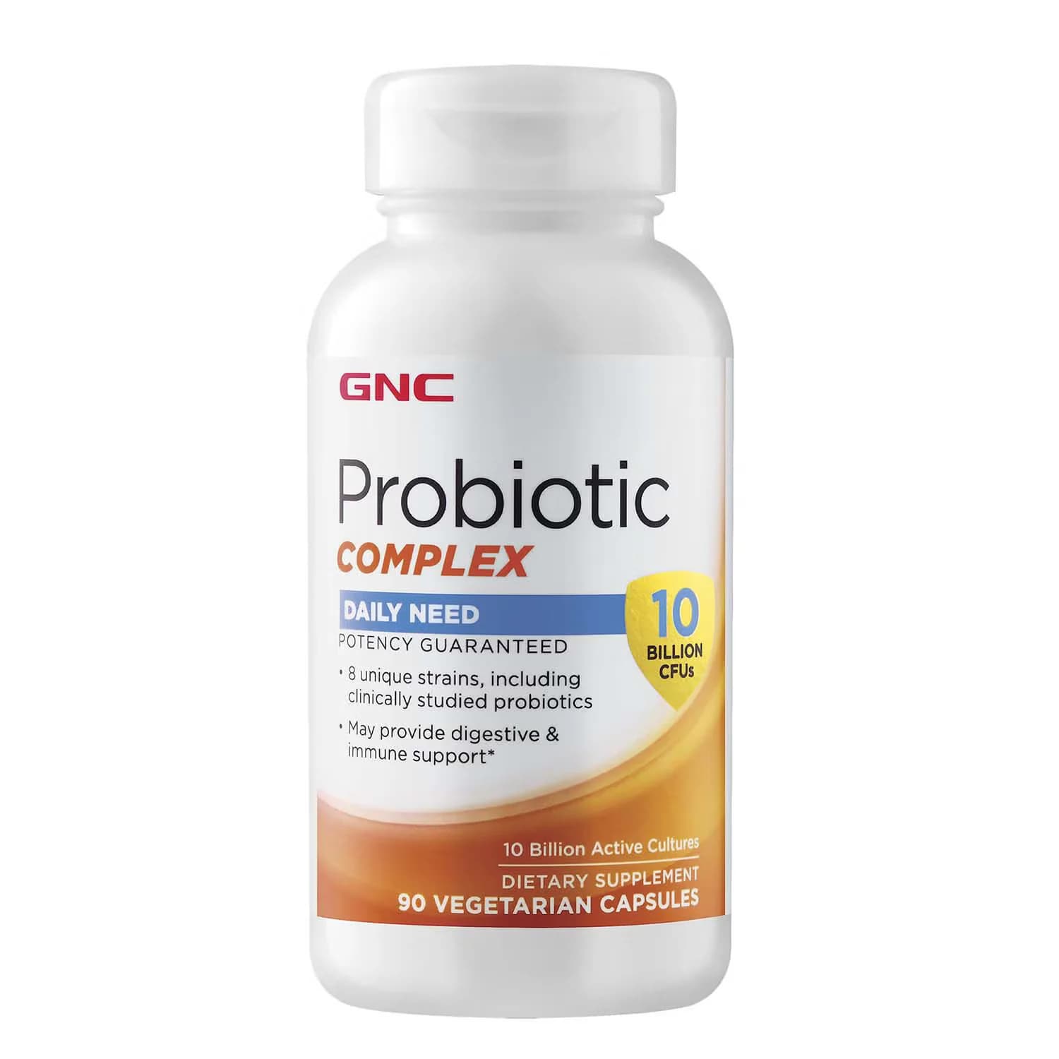 GNC Probiotic Complex Daily Need - 10 Billion CFUs - 90 Capsules