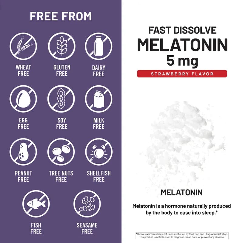 NatureWise Fast Dissolve Melatonin 5mg Tablets Price in Pakistan