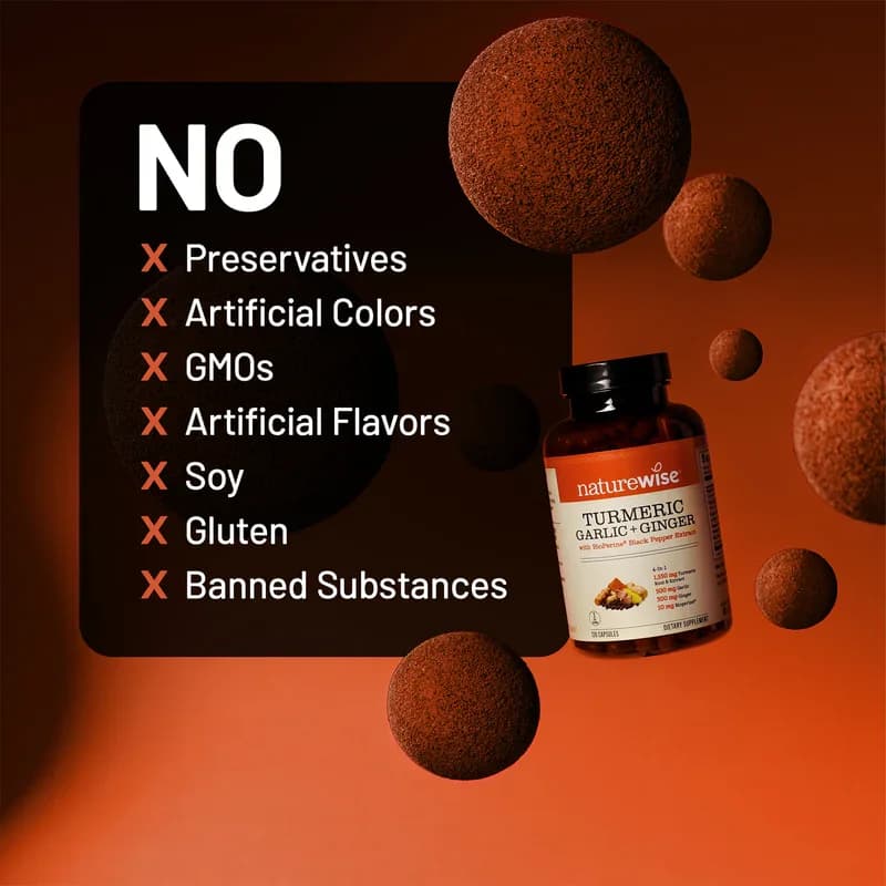 NatureWise Turmeric Garlic + Ginger Capsules Price in Pakistan