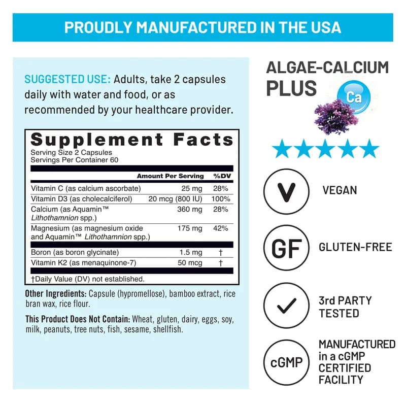 Herbal NatureWise Algae-Calcium Plus Capsules Price in Pakistan