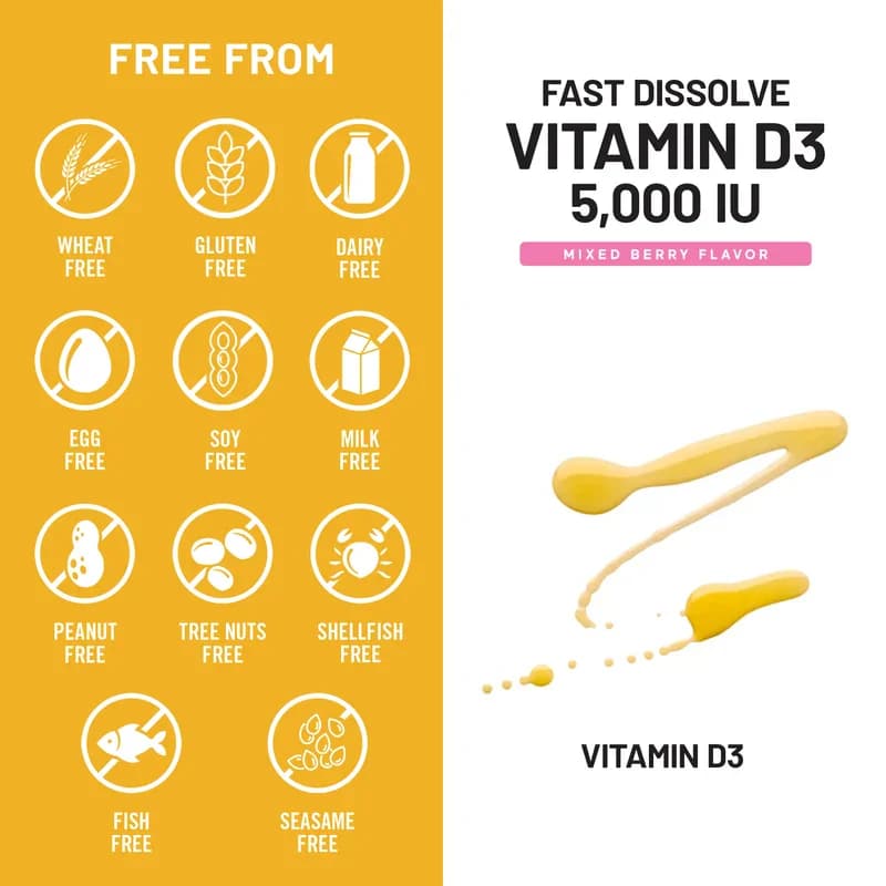 NatureWise Fast Dissolve Vitamin D3 5000 IU Tablets Price in Pakistan
