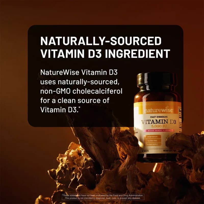 NatureWise Fast Dissolve Vitamin D3 5000 IU Tablets Price in Pakistan