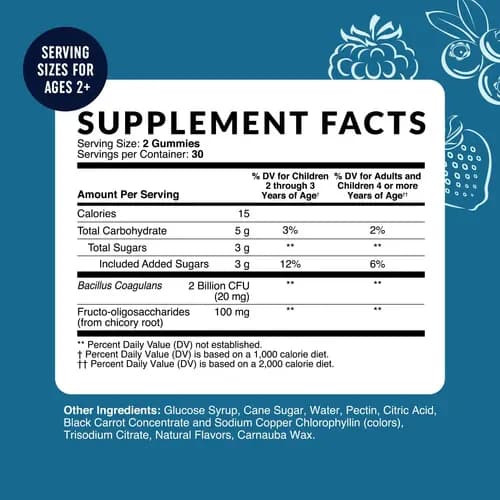 MAV Kids Probiotic Gummies 2 Billion CFU 60 Gummies Price In Pakistan