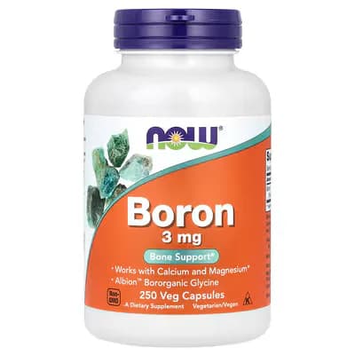 NOW Foods Boron 3mg Veg Capsules