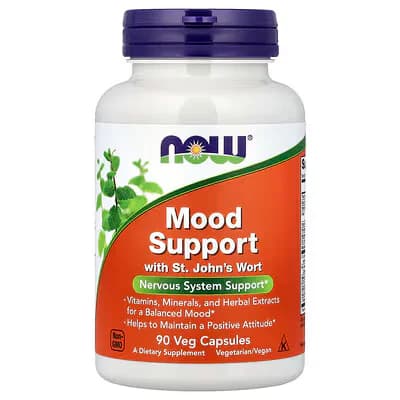 NOW Foods Mood Support with St. John's Wort 90 Veg Capsules