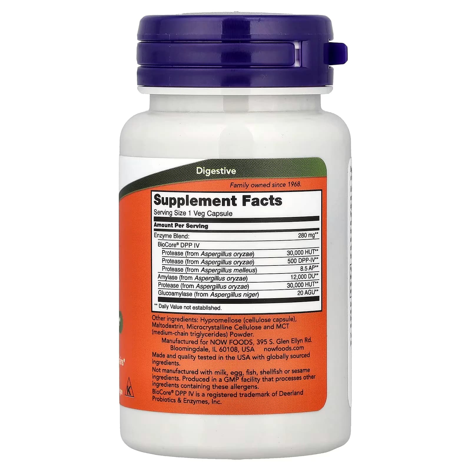 Organic NOW Foods Gluten Digest 60 Veg Capsules Price in Pakistan