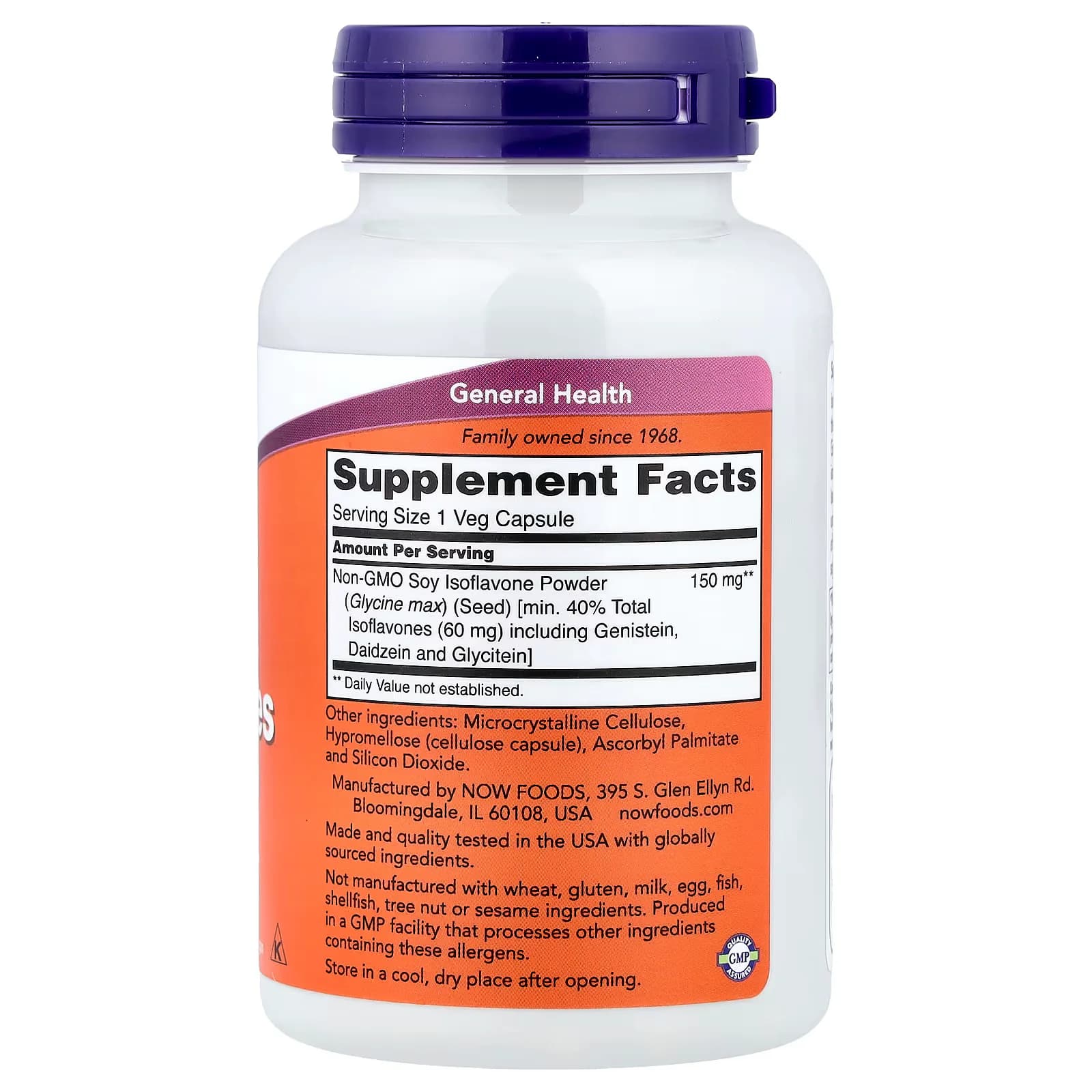 NOW Foods Soy Isoflavones 120 Veg Capsules