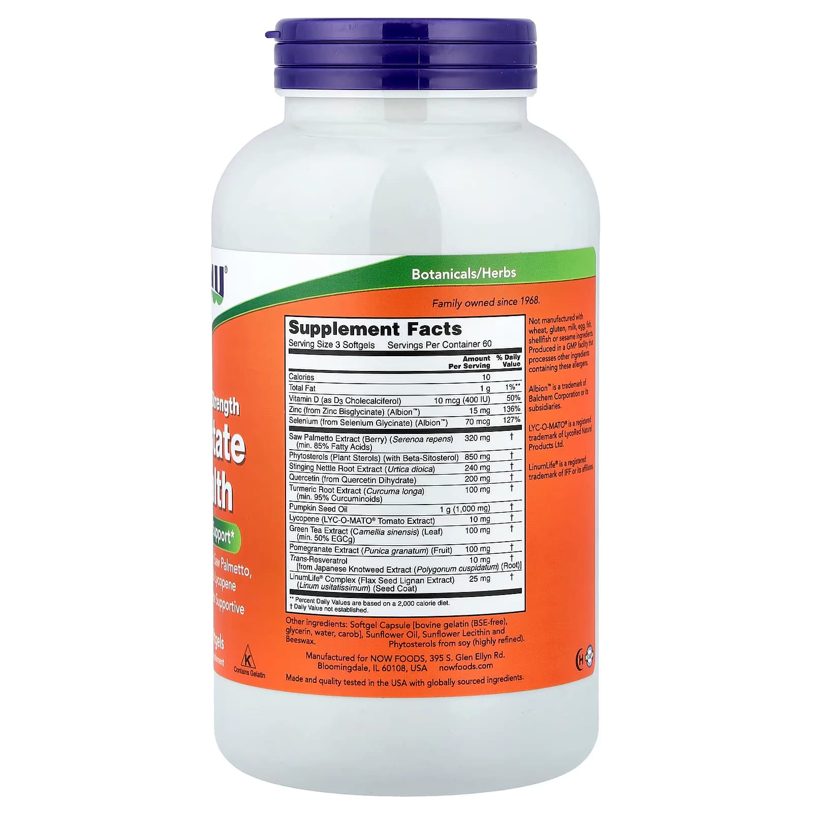 NOW Foods Prostate Health Clinical Strength Softgels in Pakistan