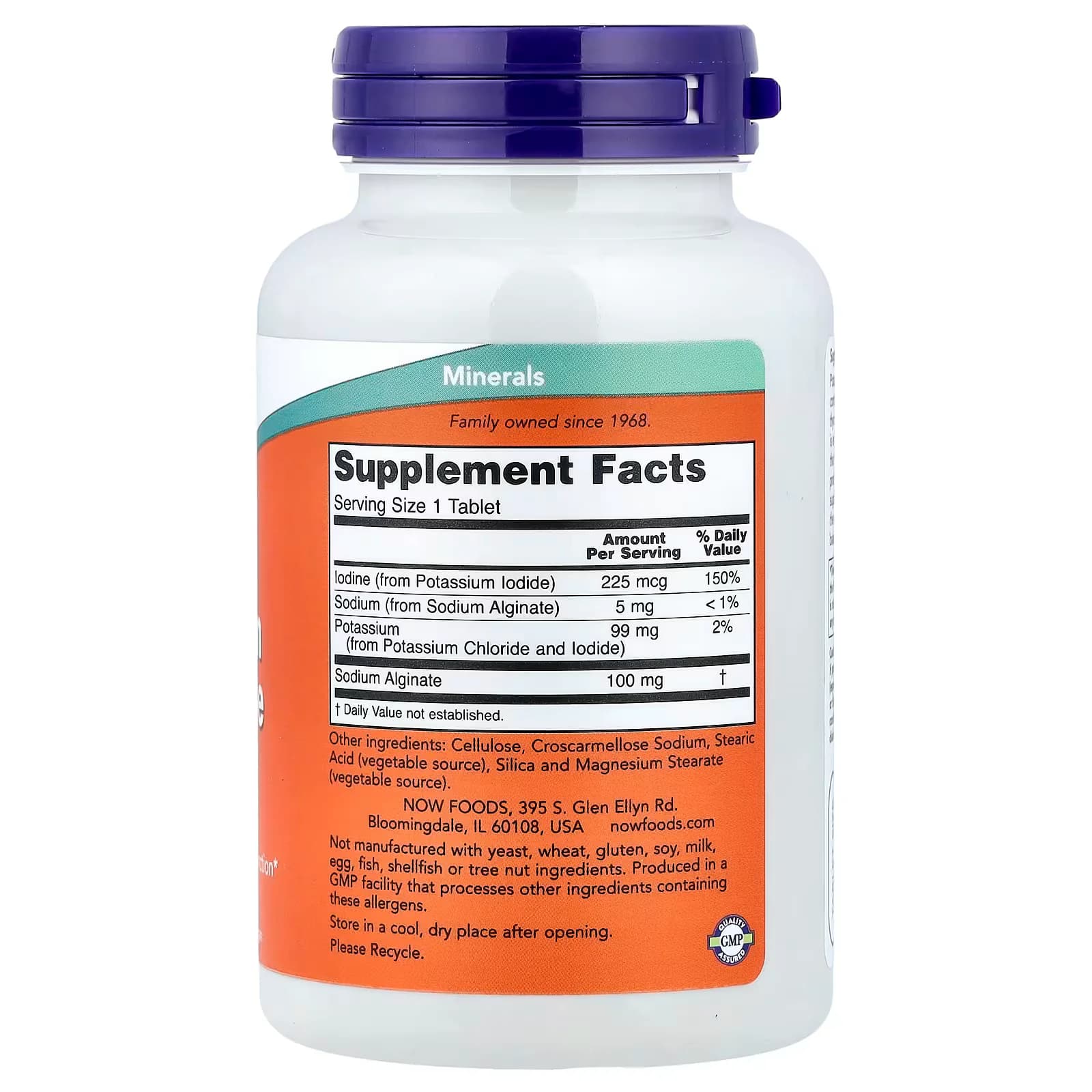 Herbal NOW Foods Potassium Plus Iodine 180 Tablets Price in Pakistan
