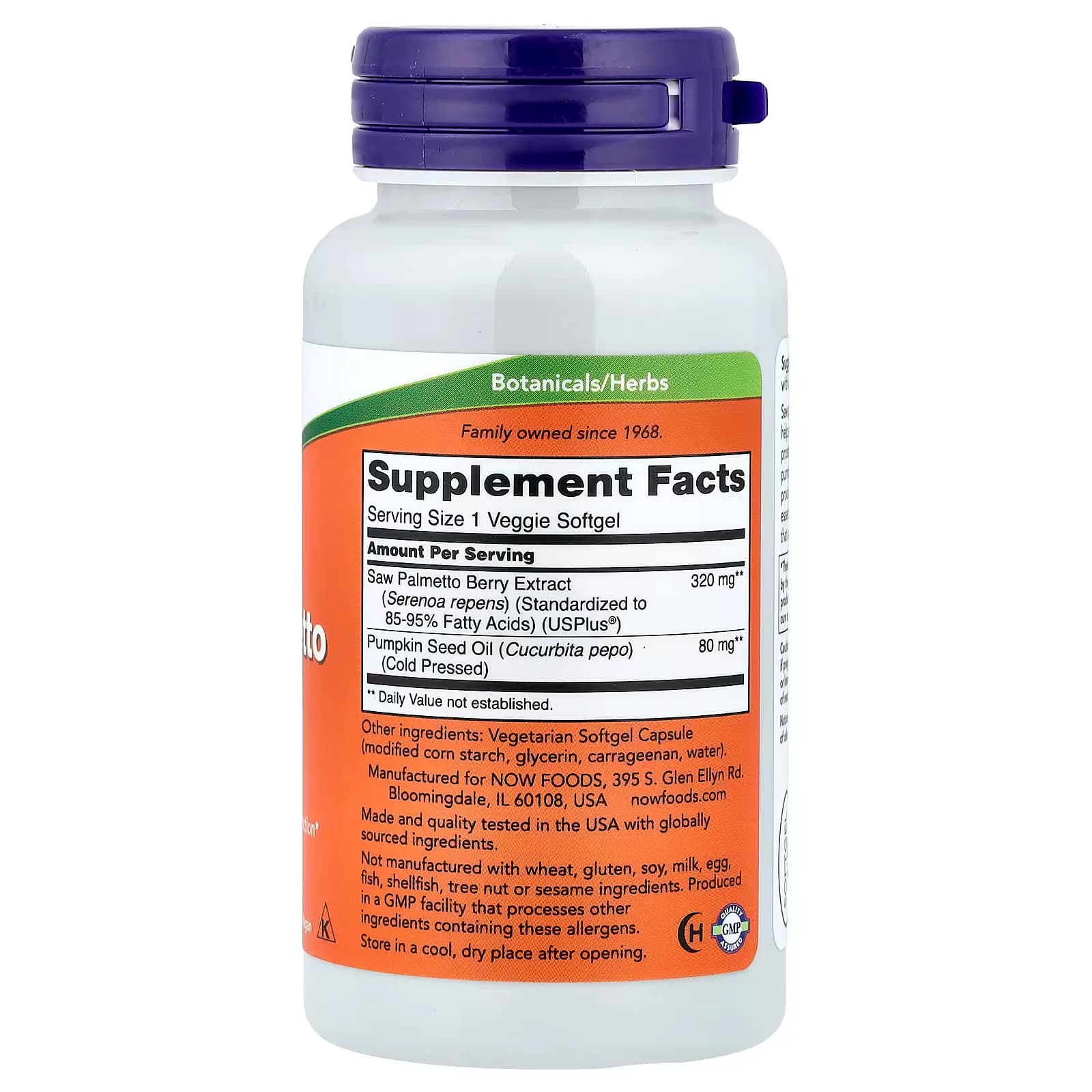 NOW Foods Saw Palmetto Extract 90 Veggie Softgels Price in Pakistan