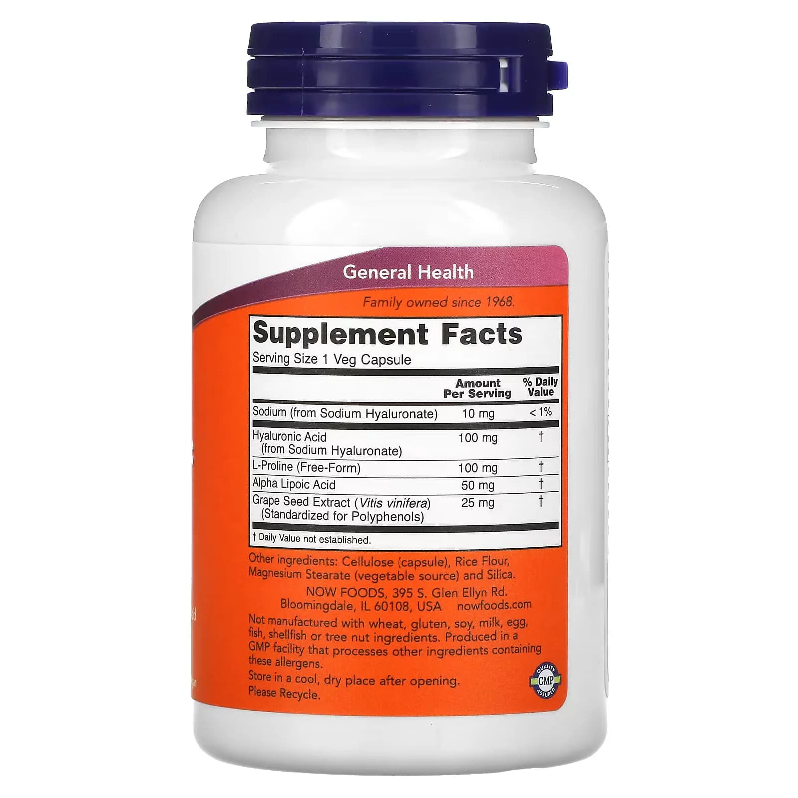 NOW Foods Hyaluronic Acid 100mg Price in Pakistan