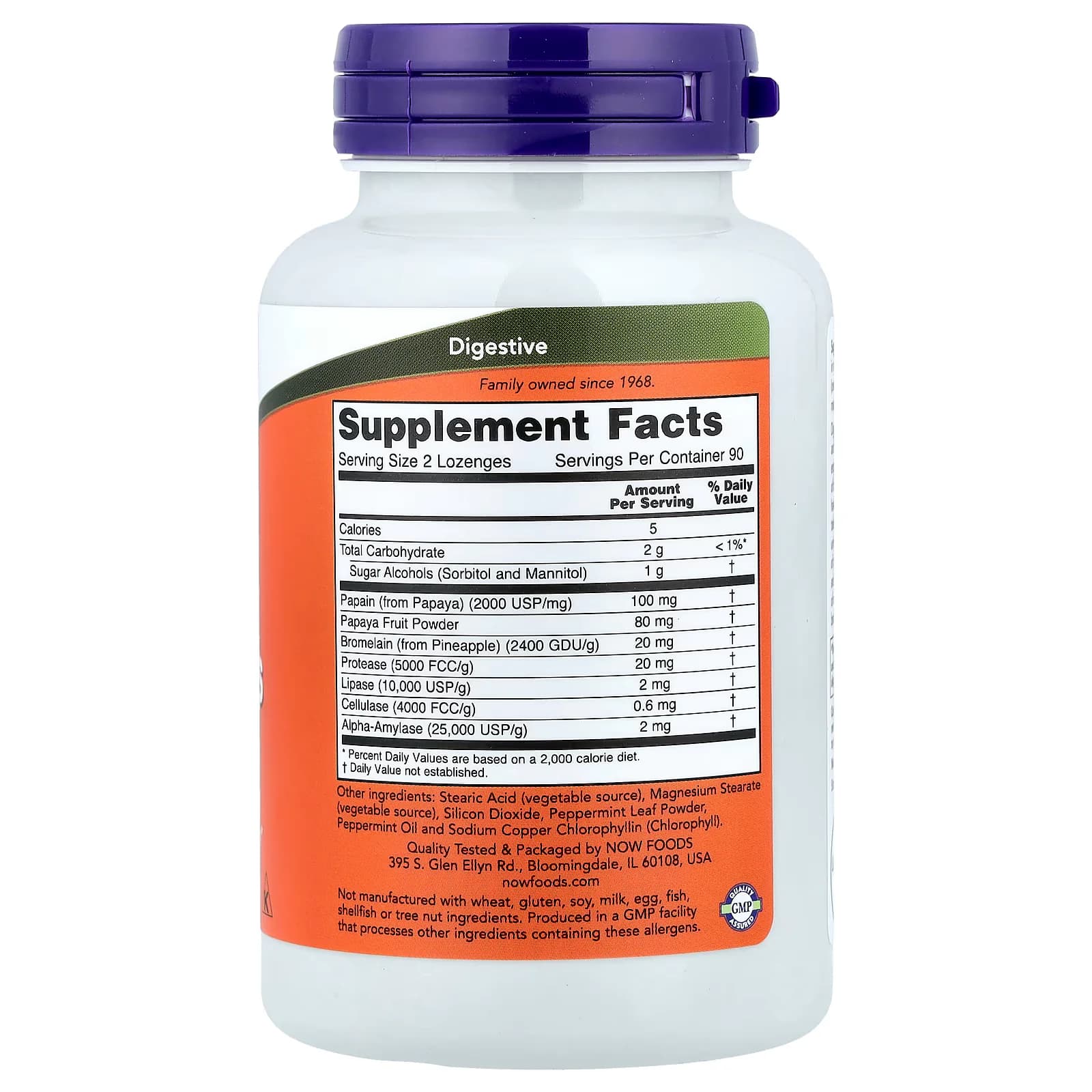 Herbal NOW Foods Papaya Enzymes Lozenges Price in Pakistan