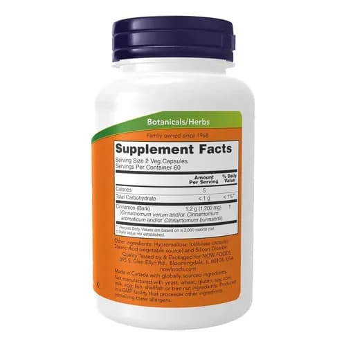 NOW Foods Cinnamon Bark Veg Capsules Price In Pakistan