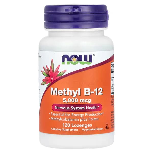 NOW Foods Methyl B-12 120 Lozenges