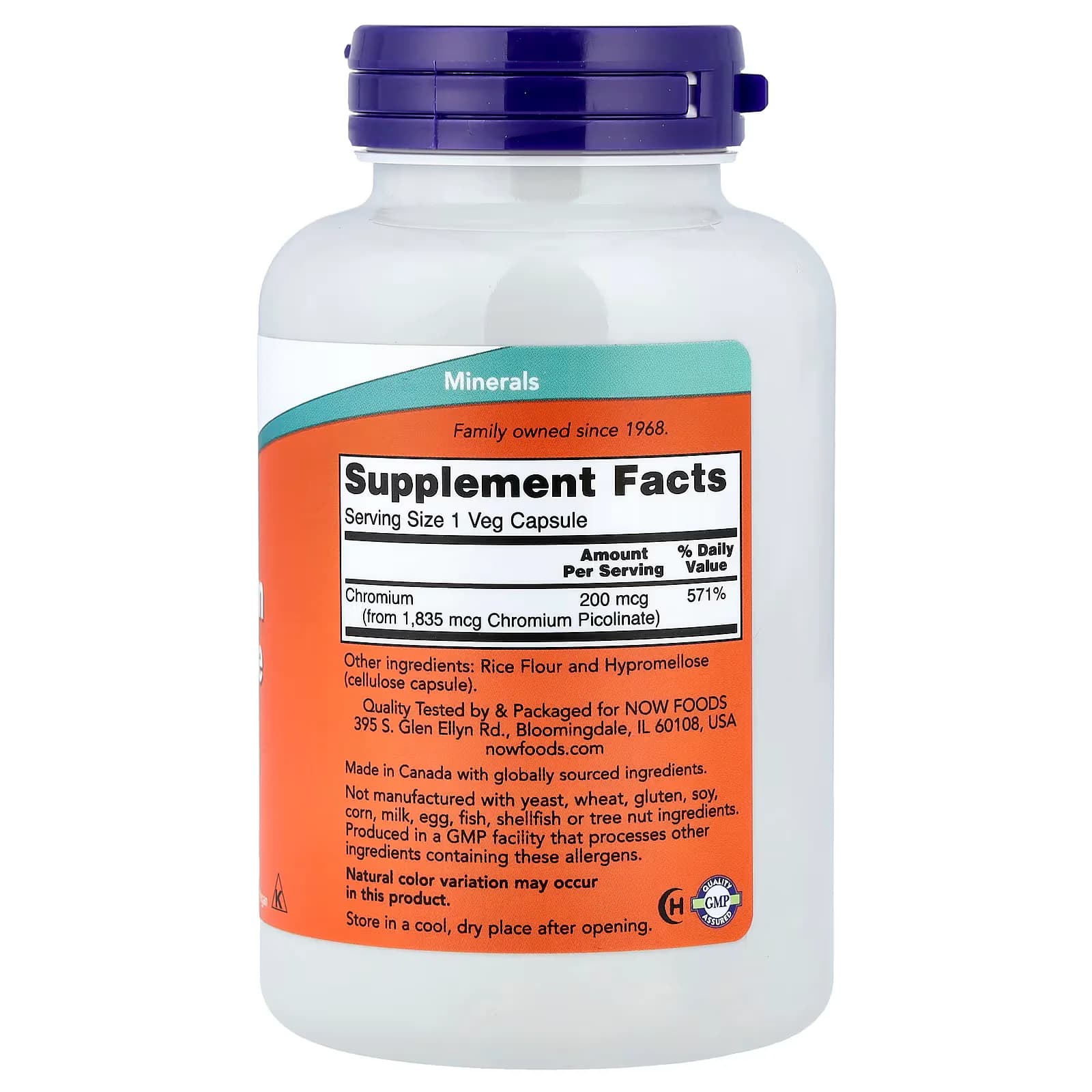NOW Foods Chromium Picolinate 200 mcg Price in Pakistan