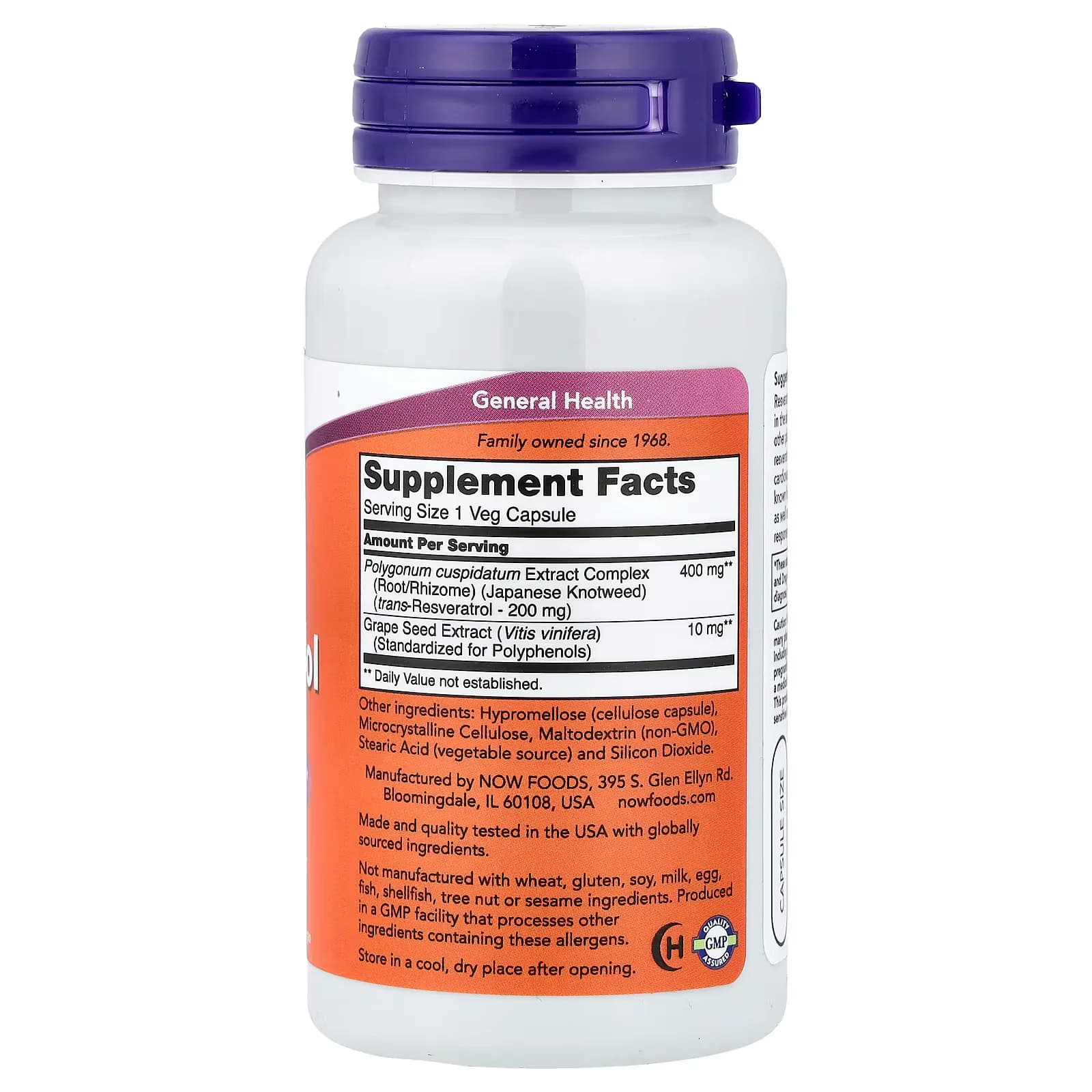 NOW Foods Resveratrol 200 mg Veg Capsules Price in Pakistan