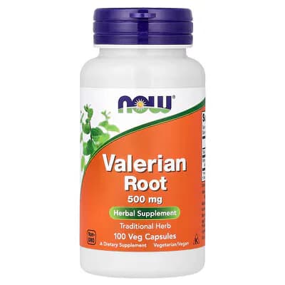 NOW Foods Valerian Root Veg Capsules (500 mg per Capsule)