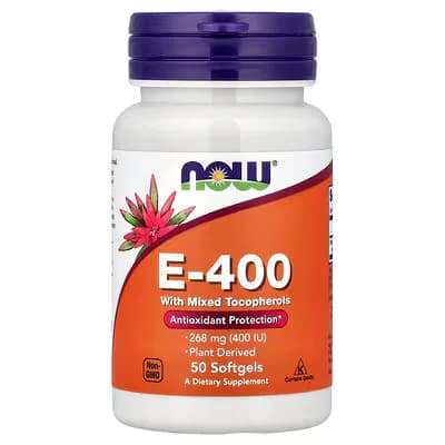 Natural NOW Foods E-400 268mg (400 IU) Softgels Price in Pakistan