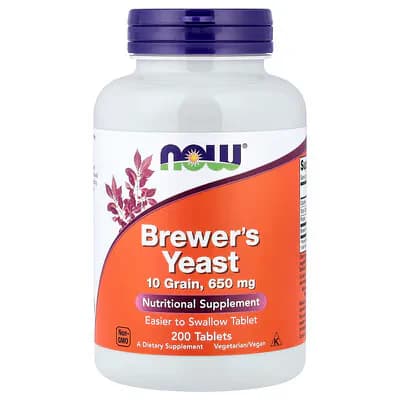 NOW Foods Brewer's Yeast 650mg 200 Tablets Price in Pakistan