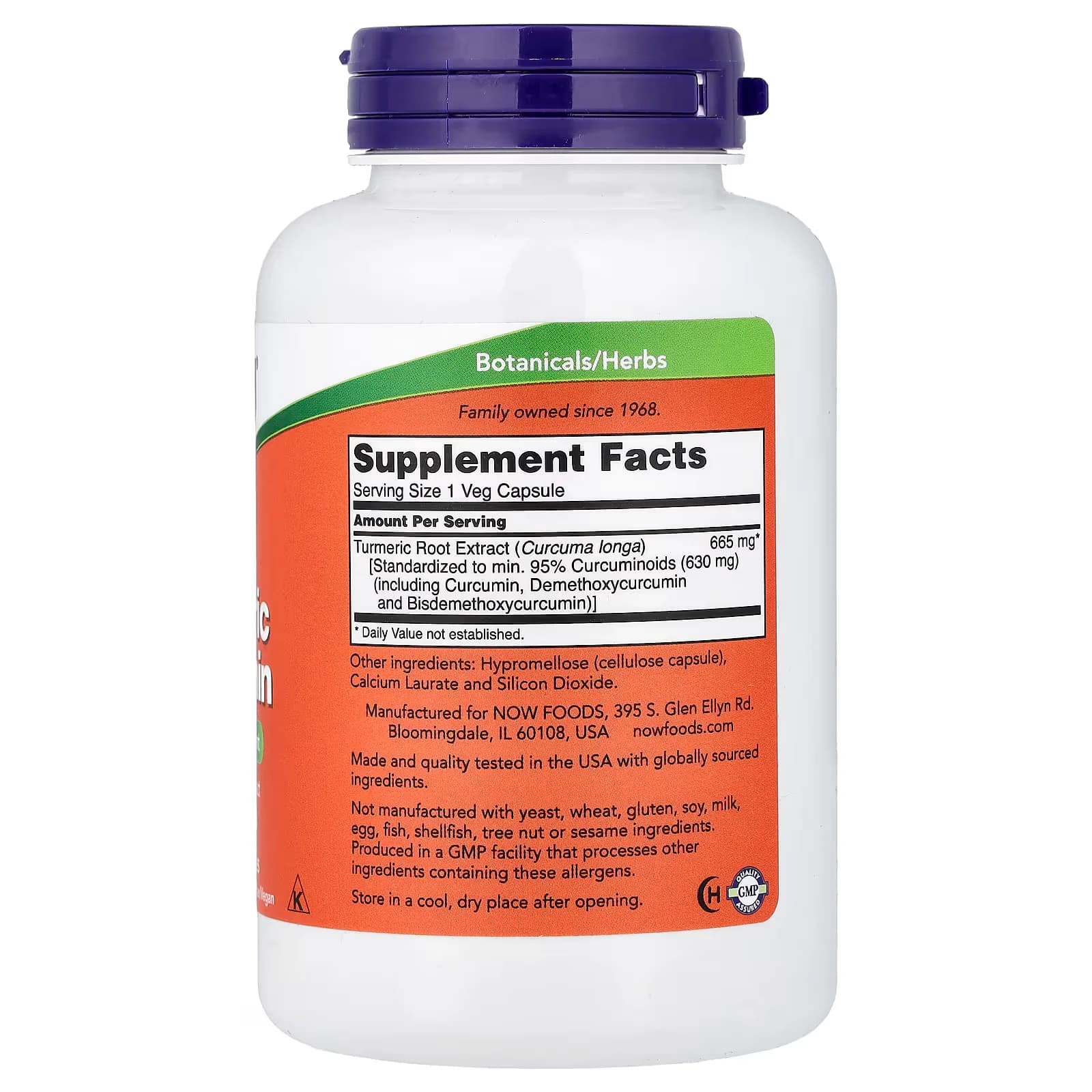 NOW Foods Turmeric Curcumin 665mg Veg Capsules Price in Pakistan