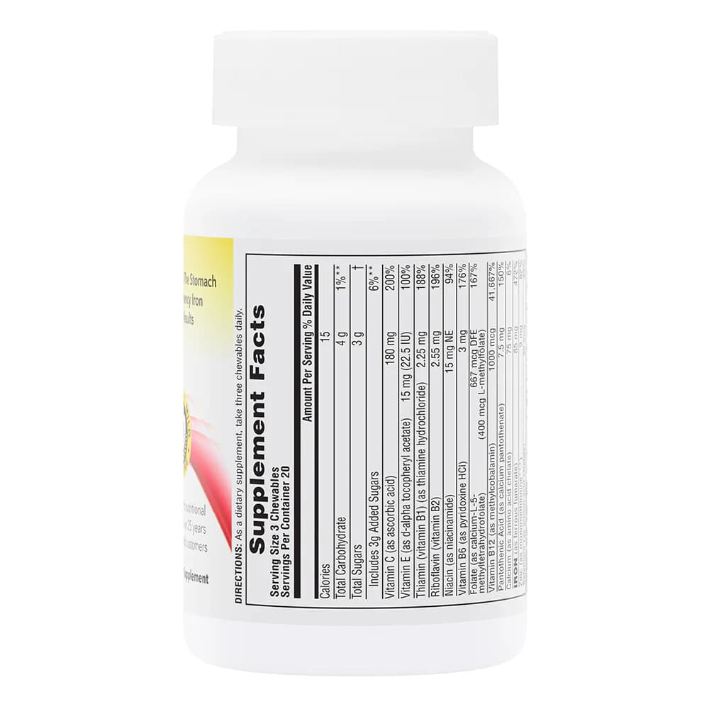 NaturesPlus Hema-Plex Iron Chewables Mixed Berry | Pakistan